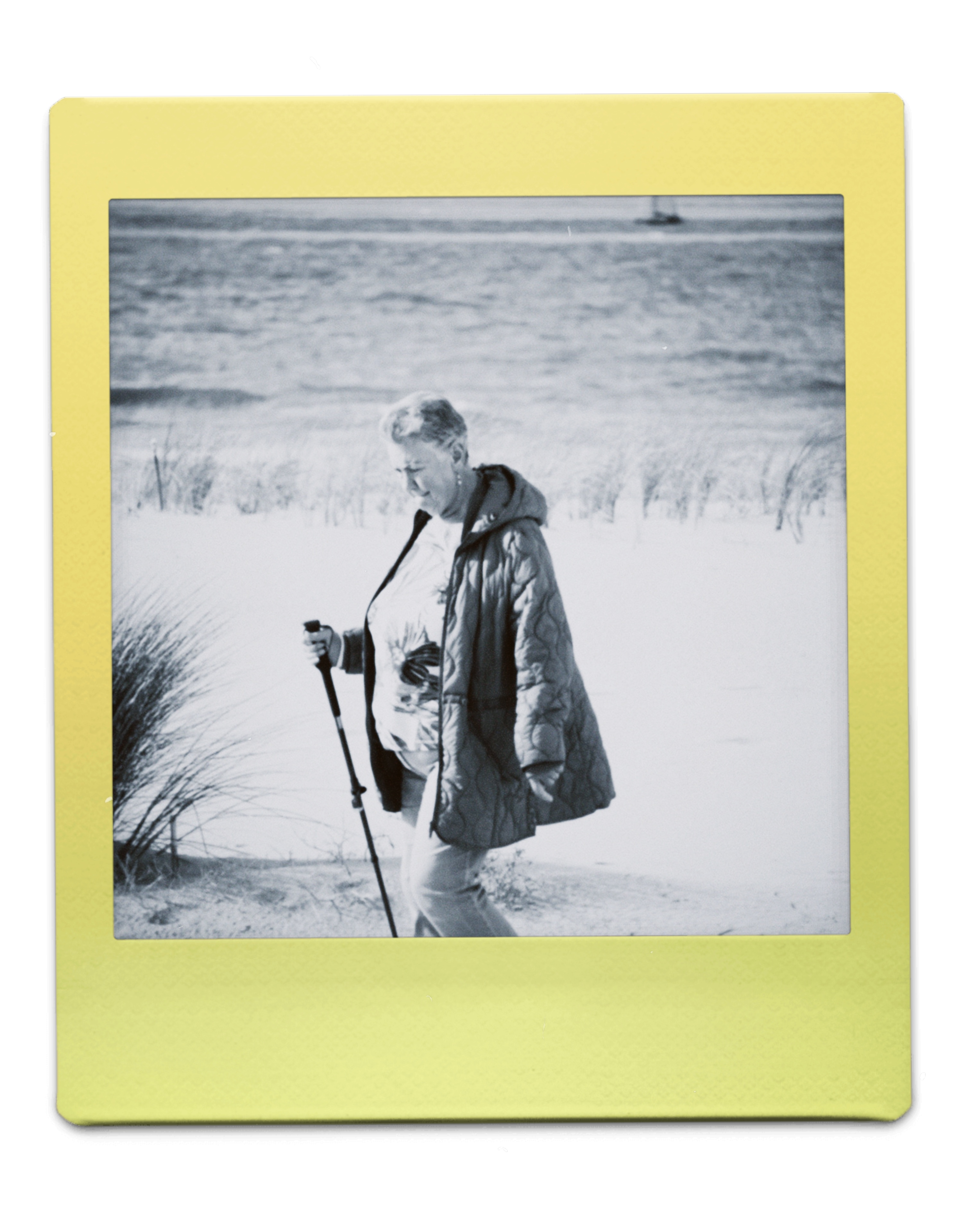 polaroid vrouw