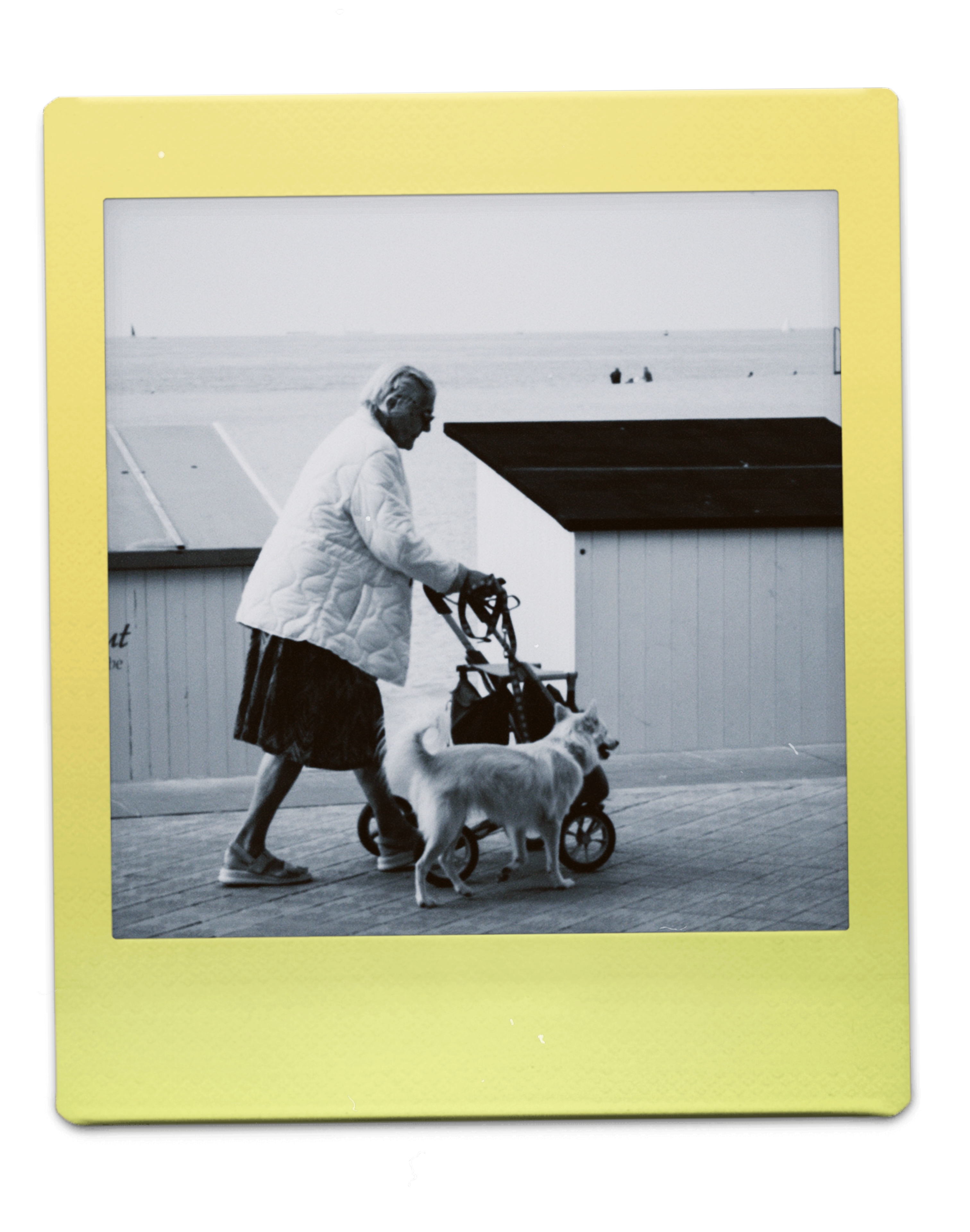 polaroid vrouw